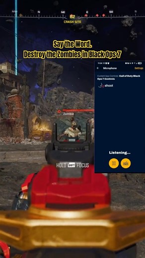 Say the word. Destroy Zombies in Black Ops 7 with Cephable.🧟‍♂️ #accessibility #callofduty #blackops