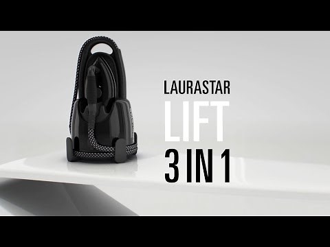 Laurastar Lift 3 in 1 – Die einzige Dampfbügelstation, die bügelt, glättet und desinfiziert.