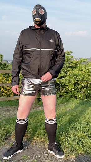 Silver shorts and silver handcuffs. Is this a good combination? | Harvey Bond