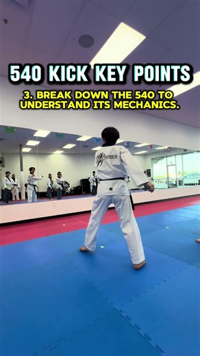 540 Kick Key Points #taekwondo #martialarts #sanantonio #worldclasstigerstaekwondo