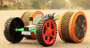 Learn : How to make a Tractor using Waste Air Filter | Make Your Own Creation