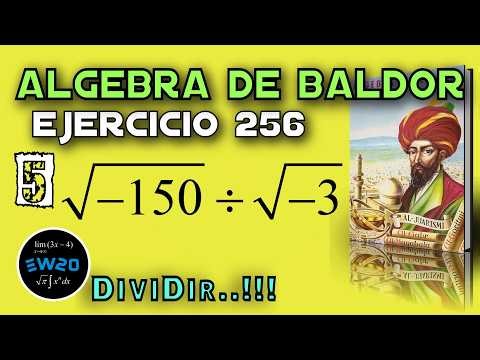 División de número complejos (imaginarios) - Algebra de Baldor Desde Cero - Ejercicio 256 5