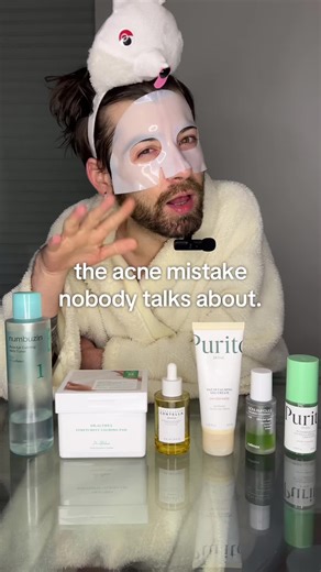 The acne mistake nobody talks about… 👀 What are you currently using for your breakouts? Use my YesStyle reward code for extra discount: MANUKSK1N #acne #glowyskin #skincaretips #acneproneskin #koreanskincare