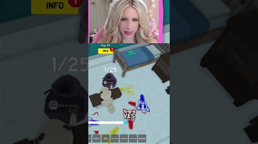 Kat, Lana and Roblox Starve in 99 Nights #shorts