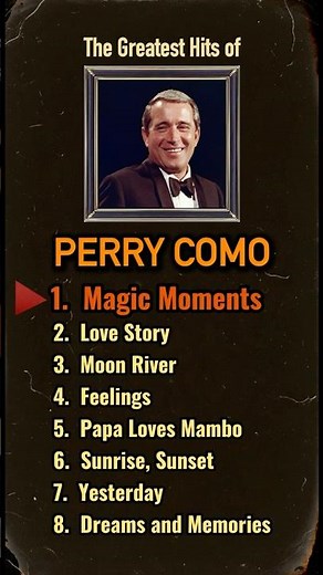 Perry Como - Magic Moments - 50s greatest hits - #perrycomo #magicmoments #50smusic