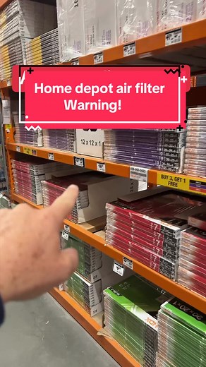 Home Depot Air Filter Warning: HVAC Damage Risk