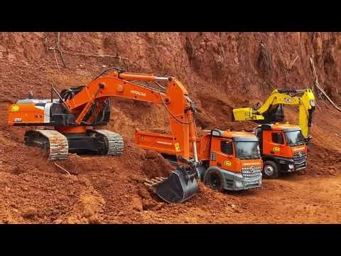 RC Masterpiece: Powerful and Realistic Remote-Controlled Construction Machine!