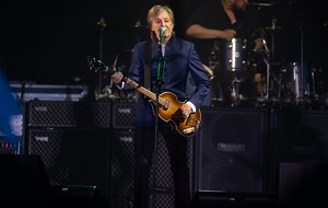 Paul McCartney duets virtually with John Lennon for Glastonbury headline set