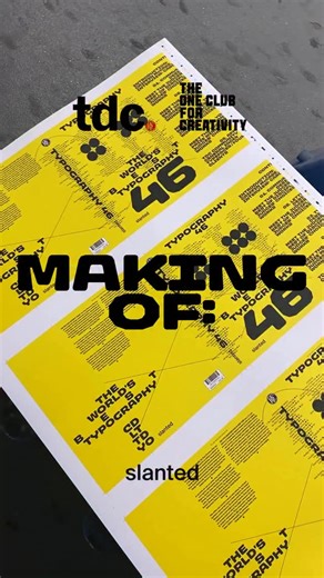 We are thrilled to announce that The World’s Best Typography, Typography 46 is currently in production and will be released this October. Curated by the Type Directors Club (@typedirectors) and published by Slanted Publishers (@slanted_publishers), this edition brings together the award-winning works of the latest TDC competition from across the globe. Beyond the inspiring content, we have placed the greatest care on production: the book is printed in offset by NINO Druck (@ninodruck_gmbh) in Ge