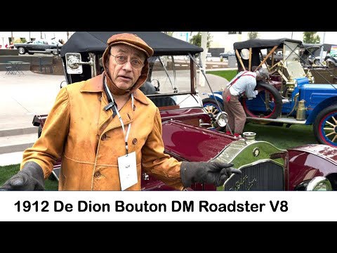History and features of the 1912 De Dion Bouton DM Roadster V8