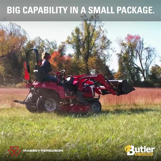 Whether it’s your first tractor or your next, count on Massey Ferguson to get the job done. | Butler Ag Equipment