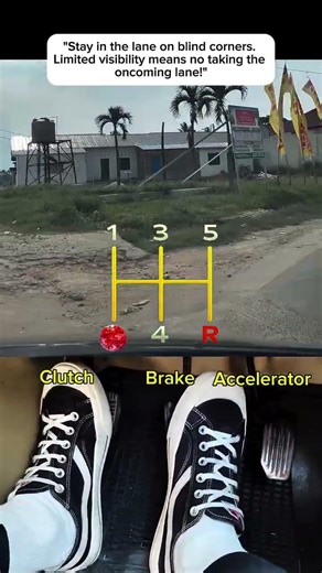 Manual Car Driving Tutorial: Smooth Gear Changes & Pedal Control #youtubeshort #driving #brakesystem
