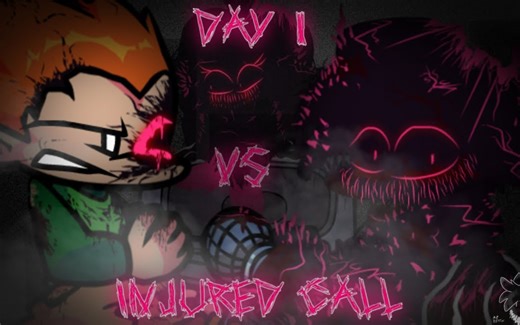 FNF优质模组黑暗碰撞重生全周实机演示DAY1 DAY2 DAY3