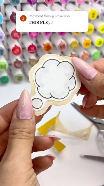 Adding these to my sticker list! 💭✨ #art #craft #sticker #diy #drawing #youtubeshorts #cuteart