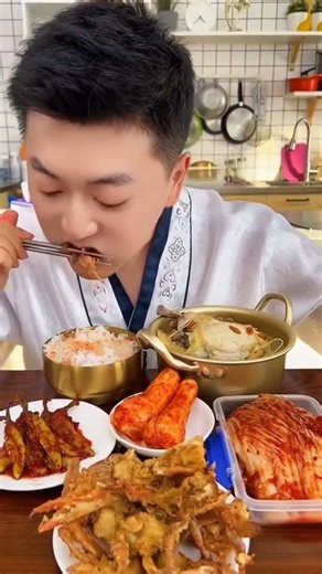 Simple and traditional boiled chicken soft shell crabs recipe asmr | It's so delicious (Second Part)