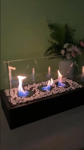 🔥✨ Bold & Beautiful — Large Rectangular Tabletop Fire Pit ✨🔥