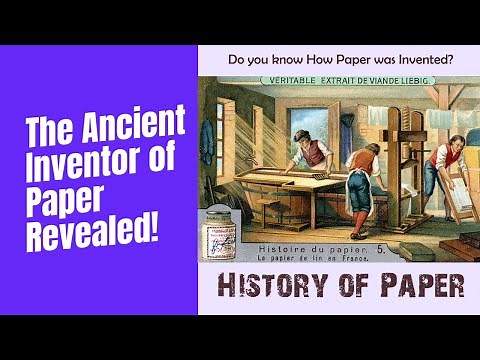 Who invented paper first