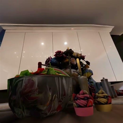 Feeling like a virtual mouse on a dinner table in Quest 3