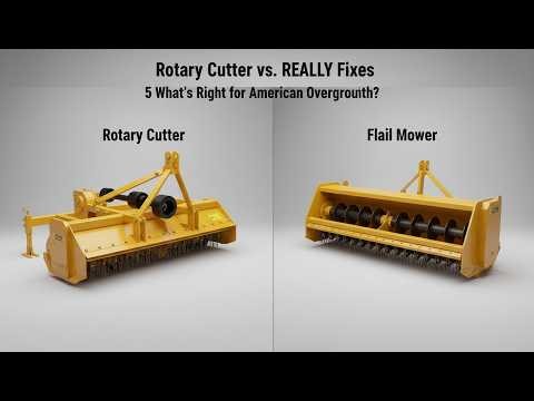 USA Rotary Cutter vs Flail Mower: The $3,000 Mistake Most Landowners Make