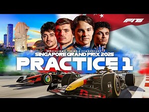 LIVE - F1 Practice 1 | Marina Bay - Singapore GP 2025 | Formula 1 Timing & Commentary
