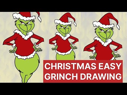How to Draw the Grinch 🎄 Easy Christmas Drawing Step by Step