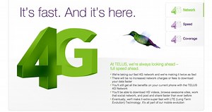 TELUS launching 4G wireless network in March... Video demo in action