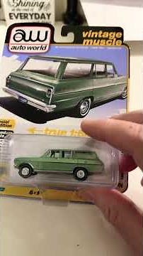 Auto World 1/64 Scale Die-cast 1965 Chevy Nova Wagon #automobile #musclecar