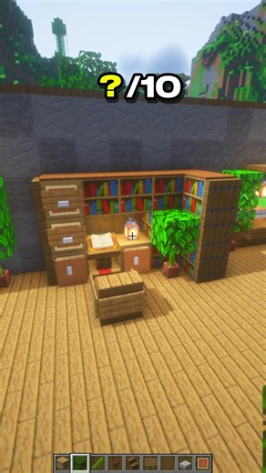 How to Make a Mini Library in Minecraft 📚 | CupSapling