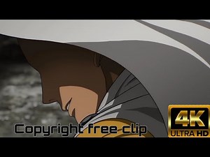 Saitama [4k] Clip | one punch man/Saitama | Anime 4k clip | Copyright Free Clip | part 2