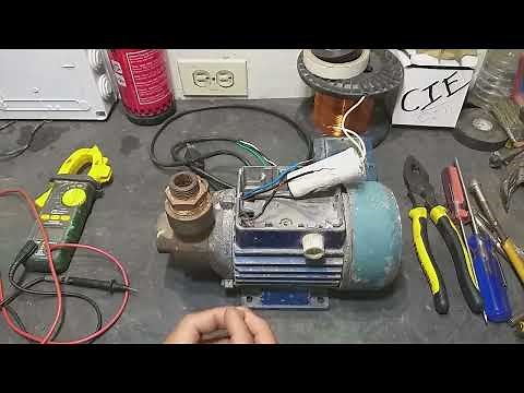 How to connect a water pump that has four connection wires