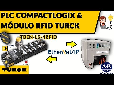 🔵✅COMMUNICATE COMPACTLOGIX & ​​TBEN-L5-4RFID // TURCK RFID MODULE