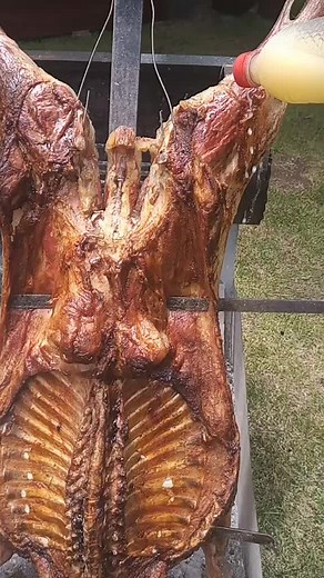 Whole Roasted Pig Cooking Technique on a Spit
