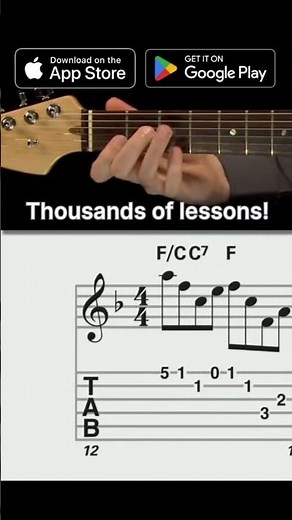 Left-handed guitar with the Muzician app!