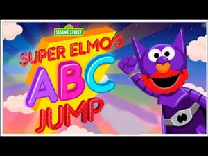 Sesame Street Super Elmo| ABC Jump Games for kids|Action Alphabet Games