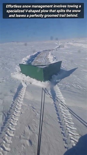 Innovative V-Shaped Plow Techniques For Efficient Deep Snow Removal