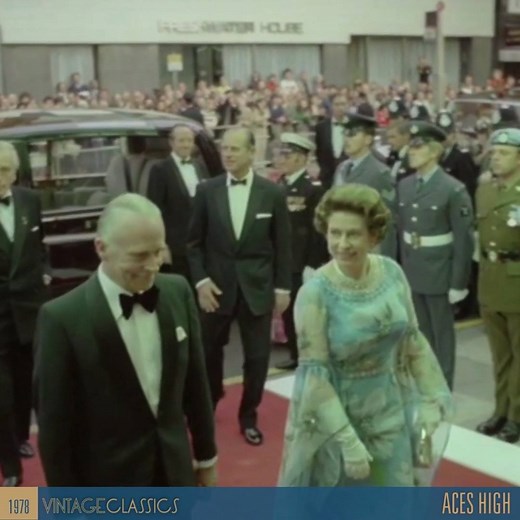 There's a Royal Visit on the cards for the ACES HIGH... See the premiere in full with the special features of po.st/aceshigh | Vintage Classics