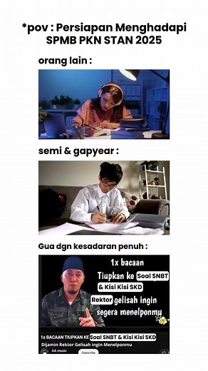 Meme Jalur Langit untuk Persiapan SNBT 2025
