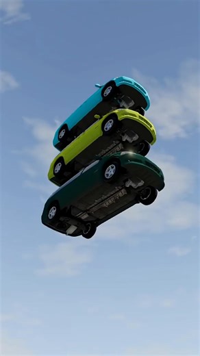 Car Jenga: Can it hold? 🚗🤯