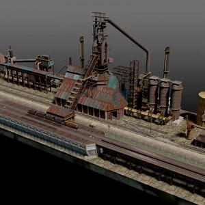 Blast Furnace - 3D Model by ennuishao