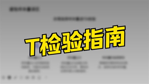 No28_统计胶囊课：t检验的理解