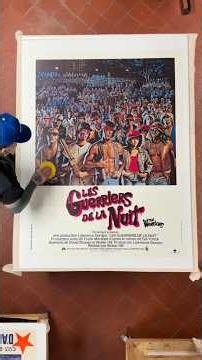 Entoilage de l'affiche de cinéma Les guerriers de la nuit (The Warriors). #thewarriors