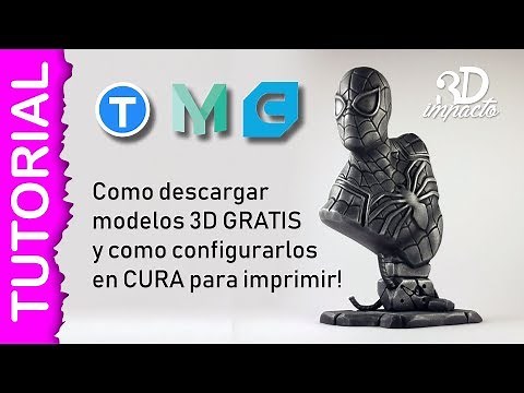 🎓Como bajar MODELOS 3D de Thingiverse y MyMiniFactory y configurarlos con CURA para IMPRIMIR 3D🎓