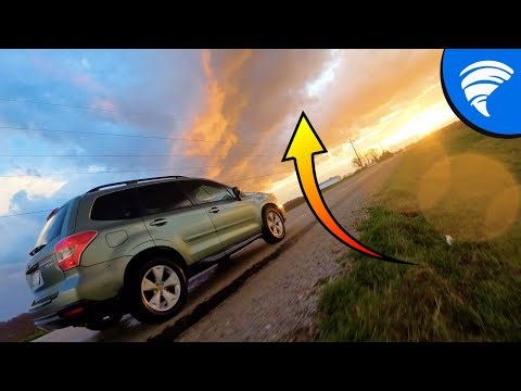 UNREAL Tornado Chase Drone Footage