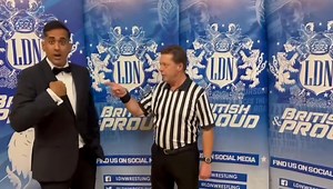Ref Neil Ayrton has disqualified Kendo Nagasaki! The official referee has spoken! | LDN Wrestling