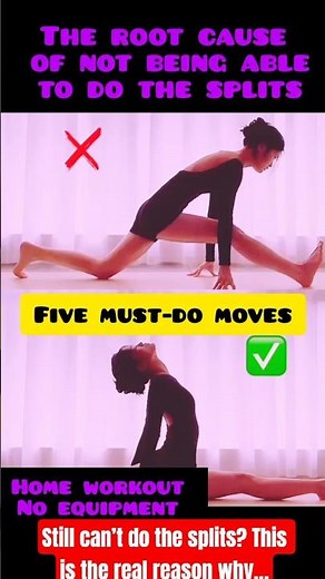 Right Body Split for Flexibility #homeworkout #flexibility