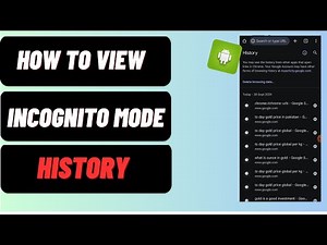 How To View Incognito Mode History On Android | Check Incognito Mode History On Android