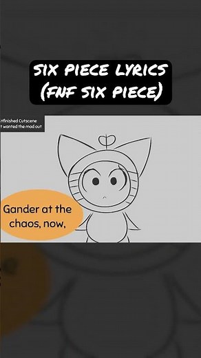 vs scary chikn nuggit - six piece lyrics #fnf #fnfmod #fnflyrics #fyp