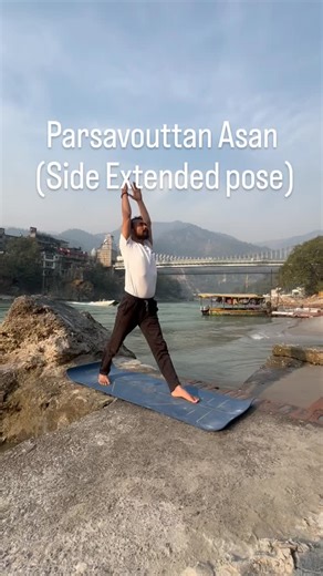 Sankey Kumar Sharma on Instagram: "Parsavouttan asan is a forword bending pose. Purpose- Lengthen the spine. Movment- from hip joint. Alighnment- (1) feet - distance between the legs one lenth apart or you can calculate from downword dog facing pose. Back foot in 45 to 60 degree angle. (2) LEG - well engaged your leg. (3)PELVIC- Anterior tilt in to the pelvic. (4) SPINE - Straight your spine . (5)SCAPULA- Role back and down so you can open your chest. (6) TROSO- Rest your whole torso on to your 