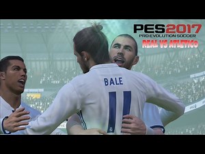 PES 2017 PC | Gameplay | High Graphic | Fluid Formation | Real vs Atletico