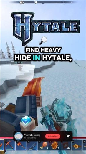 Best way to get Heavy Hide in HYTALE? #hytale #minecraft #viral